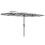 Outsunny Sombrilla Doble Blanco 459 x 266 x 235 cm 1