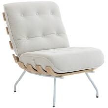 Butaca de Salón Beige 62.5 x 94 x 81 cm