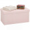 Homcom Banco de Almacenaje Rosa 76 x 38 x 38 cm 1