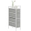 Homcom Cómoda de Tela Gris 20 x 43 x 81.5 cm 1