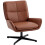 Homcom Sillón Giratorio Marrón 70 x 80 x 82 cm 1