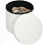 Homcom Banco de Almacenaje Beige 38 x 38 x 38 cm 1
