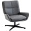 Homcom Sillón Giratorio Gris 70 x 80 x 82 cm 1
