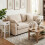 Homcom Mesas Auxiliare Blanco 30 x 30 x 75 cm 5