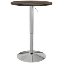 Mesa Alta Bar Marrón 60 x 60 x 91cm