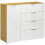 Homcom Aparador de Salón Blanco 105 x 35 x 92 cm 1