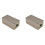 2X BNC Enclosure Aluminum Shield Box RF Box Electromagnetic Shielding Amplifier Multi-Function Portable Enclosure 1