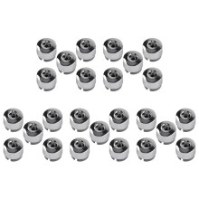 7L6 601 173a 2ZZ 25 Piezas Cubierta Tapa de Tuerca de Perno de Rueda Cromada para 2004-2017 7L6601173A