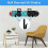 4 Pcs Horizontal Snowboard Wall Racks, Wall Mount Clips Storage Hanger Display Rack SKi Board Storage 1