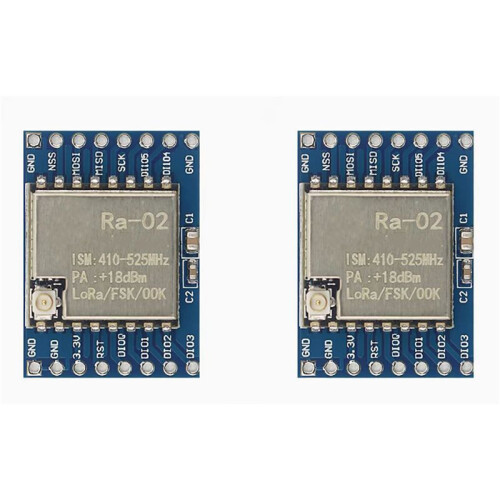 2X SX1278 LoRa Module LoRa 02 433M Adapter Module Wireless Transmission SPI Communication Module