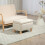 Homcom Taburete con Almacenaje Beige 60 x 38 x 40 cm 6