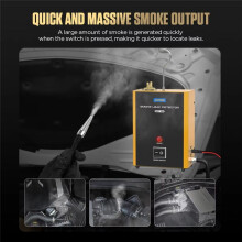 AUTOOL SDT50 Detector de Fugas de Humo para Automóvil. Probador de Máquina de Humo de Gas EVAP Automotriz. Detectores de Fugas de Combustible con