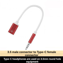 3X Cable Audio Macho de 3,5 mm A Hembra Tipo C, Adaptador Audio para Auriculares con Conector Audio Analógico para Reproductor de MP3, Computadora