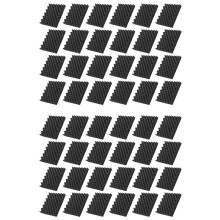 Pannelli Autoadesivi nel Schiuma Fonoassorbente per Casse per Uova da 48 Pezzi, 1X12X12 Pollici, Schiuma Acustica per Casa e Studi