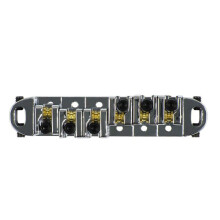4X Verchroomde Metalen Rollerzadel Tune-O-Matic Brug voor Vervanging van Elektrische Gitaar in -Stijl