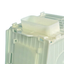 Gabbia per Uccelli Gabbia per Uccelli Gabbia per Pappagalli Nido per Uccelli Domestici In Plastica di Alta Qualità Bianca Rimovibile