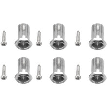 36 Stuks Zilveren Akoestische Gitaar Machine Heads Knoppen Gitaarsnaar Stemsleutel Tuner (18 voor + 18 voor Rechts)