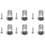 36 Pieces Silver Acoustic Guitar Machine Heads Knobs Guitar String Tuning Peg Tuner(18 for Left + 18 for Right) 1