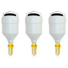 3X Botella de Salsa de 3,5 L, Botella Exprimible para Salsa, Dispensador Colgante de Salsa, Botella Exprimible, Dispensador Colgante de Salsa de Gran