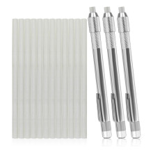 Round Soapstone Holder Set of 15, Markers White Clear, Removable Markers, Extra 12 Round Soapstones, Best for Soldering