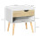 Homcom Mesitas de Noche Bicolor 50 x 39 x 51 cm 3