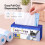 Skylos Cat Litter Bags Auto Scoop Bin Liners Heavy Duty Drawstring 40 Pack Blue 4