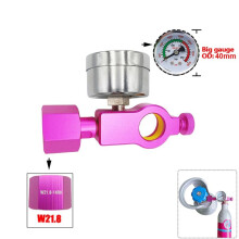 Adattatore per Stazione di Riempimento e Riempimento del Serbatoio del Cilindro di Soda CO2 Adatto per Cilindro Rosa Quick Connect con