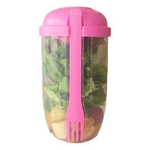 Breakfast Salad Cup Yogurt Cup with Spoon and Lid Large Capacity Portable Multifunctional Breakfast Salad Cup