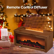 Aromatherapie-Diffusor, Simulationskamin mit Dynamischem Flammeneffekt, Farbenfroher Aromatherapie-Diffusor für Zuhause und Büro A