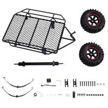 1:10 Metal Heavy Duty Trailer Model Toy DIY Parts for Remote Control Rock