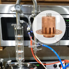 2 Inch (OD54mm) Copper Bubble Plate for 2 Inch Reflux Column Distillation, Home Glass Column Still Distillation Set