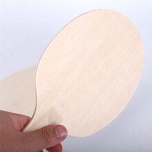 6pcs Unpainted Wooden Table Tennis Paddles Kit with Grips for DIY Projects Rackets for Crafting and Sports