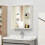 Armario con Espejo Blanco 63 x 15 x 65 cm 5