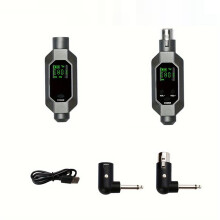 Wireless Microphone Converter XLR Transmitter and Receiver Microphone Wireless System for Dynamic Microphone B
