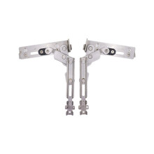 90 Degree Concealed Hinge Folding Heavy Built-in Door Hinges Hidden Gemel Stainless Steel 23 Grooves