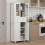 Homcom Alacena de Cocina Blanco 61 x 35 x 168.5 cm 5