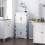 Homcom Alacena de Cocina Blanco 60 x 30 x 123 cm 6
