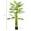 Homcom Planta Artificial Verde 19.5 x 19.5 x 190 cm 6