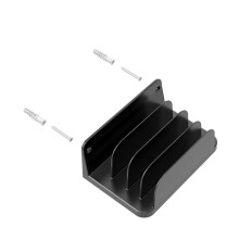 For Tablet/Mobile Phone Wall Mount Storage Charging Stand 4 Slots Design Wall Charging Station White