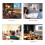 Homcom Pantalla de Proyector Blanco 244 x 183 cm 6