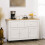 Homcom Aparador de Cocina Bicolor 117 x 35 x 80 cm 5