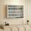 Homcom Vitrina de Pared Blanco 80 x 9.5 x 60 cm 6