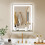Espejo de Baño Gris 60 x 12 x 80 cm 2
