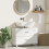 Homcom Mueble Bajo Lavabo Blanco 80 x 30 x 60 cm 5