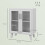Homcom Aparador Blanco 61 x 35 x 75 cm 9