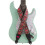 Axelremmar för Akustisk Gitarr, Broderade Axelremmar för Akustisk Gitarr, Elgitarr, Tillbehör Till Gitarr, Röd 4