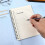 4Pcs Straight  Stencils,  Stencil Template for Journaling Spacing, Lettering Guide 11 Inch Scale Writing Ruler 6