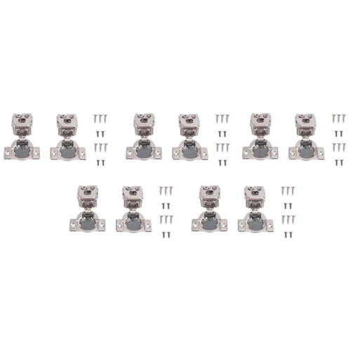 20 Pack 1-1/4 Inch 3D Overlay Soft Close Concealed Hinges for Face Frame Door, Control Closing Speed,105 Open Angle 2