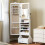 Homcom Armario Joyero Blanco 45 x 36 x 150 cm 5
