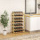 Homcom Botellero Marrón 63 x 25 x 102 cm 9